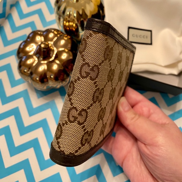 Brand New Gucci Canvas Leather Guccissima Wallet - Picture 5 of 13